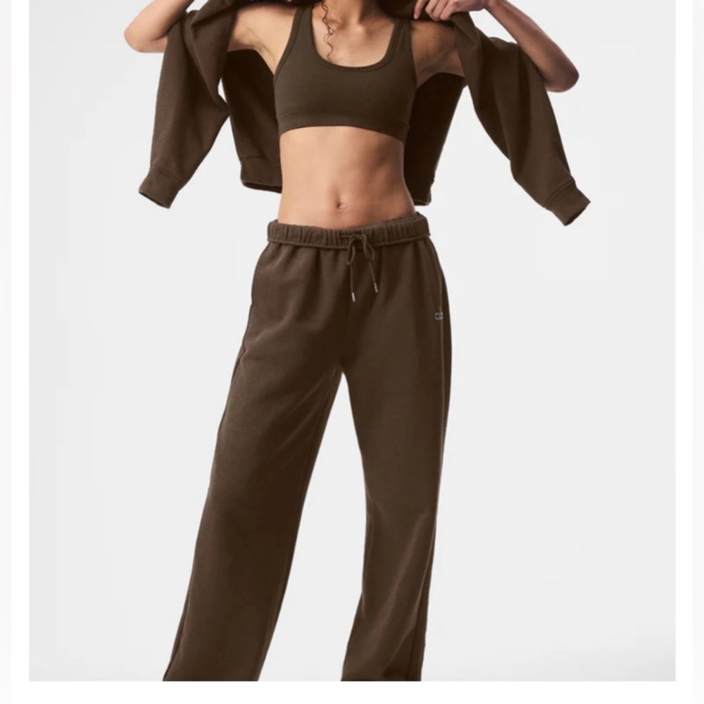ALO yoga accolade straight leg sweatpant-size xs